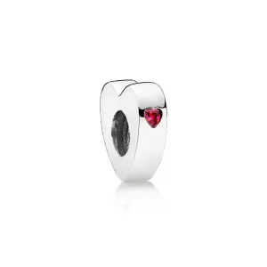 (imagen para) Separador en plata de ley Dos Corazones - PANDORA