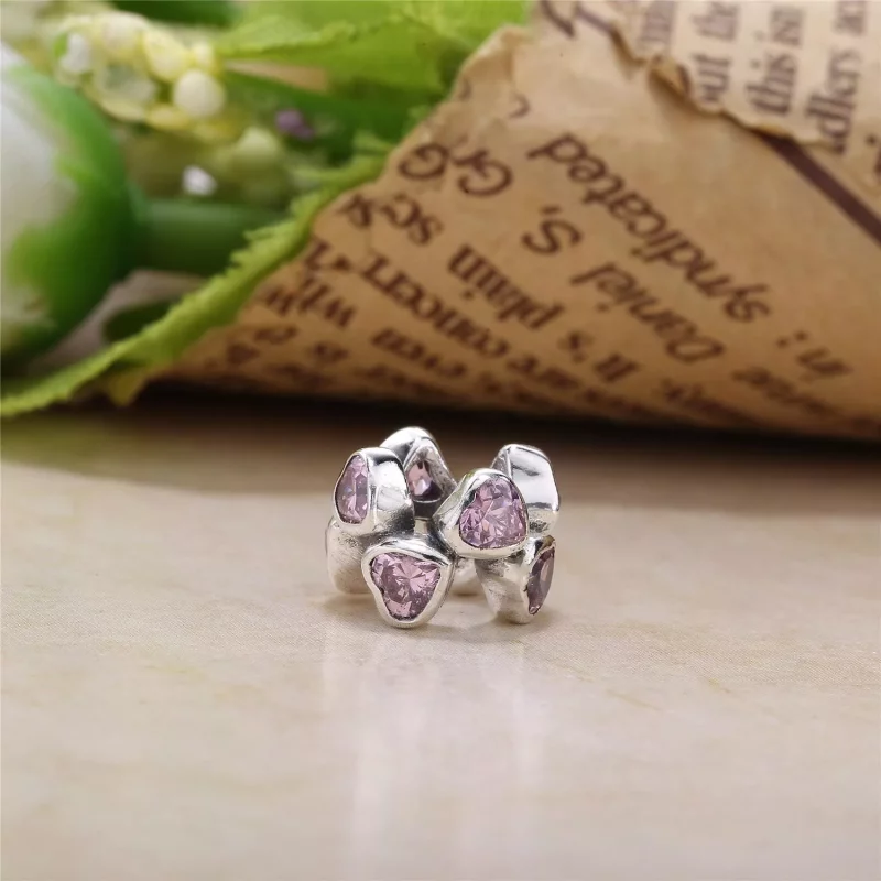 (imagen para) Separador en plata de ley Espacio en mis corazones PANDORA - Ver 3