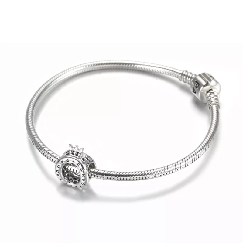 (imagen para) Charm en plata de ley Corona PANDORA O - Ver 3
