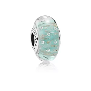 Charm cristal de Murano Menta Brillante - PANDORA (imagen para) Charm cristal de Murano Menta Brillante - PANDORA