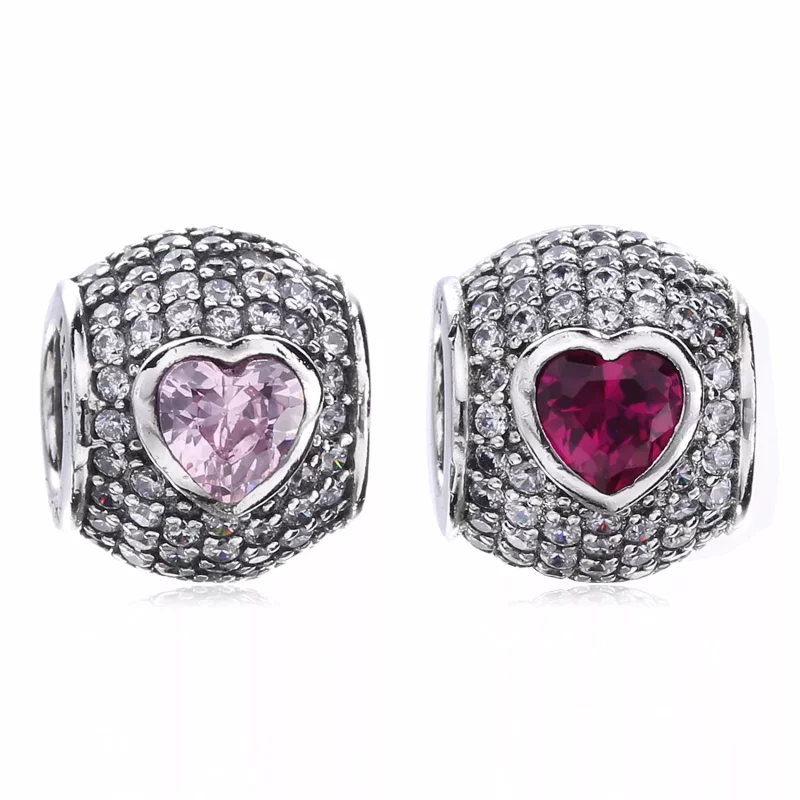 (imagen para) Charm Coraz&oacute;n Cautivado 791815CZS Charms PANDORA - Ver 5