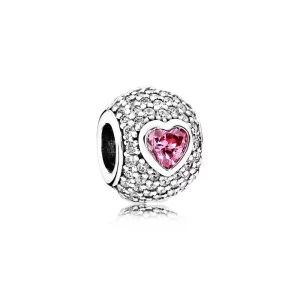 Charm Corazón Cautivado 791815CZS Charms PANDORA (imagen para) Charm Corazón Cautivado 791815CZS Charms PANDORA
