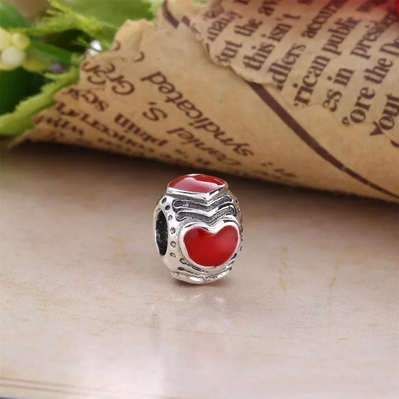 (imagen para) Charm Rosa Vintage - PANDORA - Ver 2