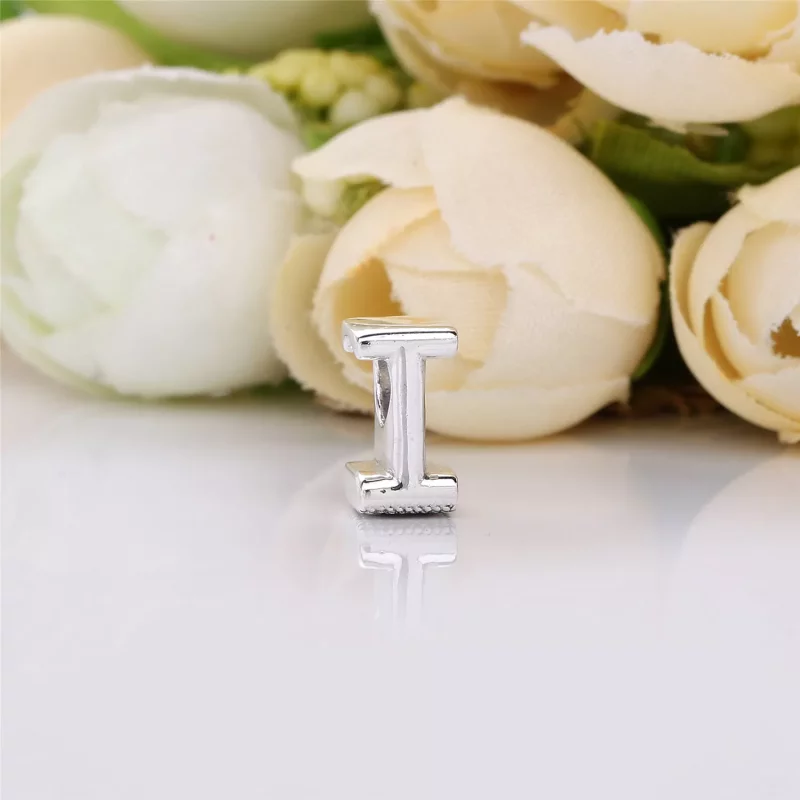 (imagen para) Charm en plata de ley Letra I - PANDORA - Ver 2