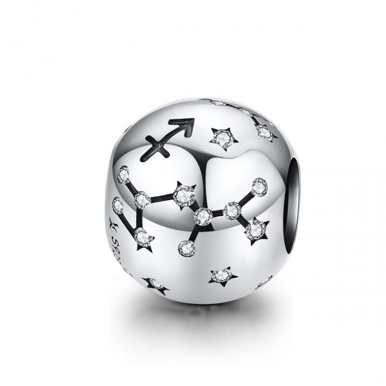 Charm de Sagitario en plata estilo Pandora - SCC1218-9 - Haga click en la imagen para cerrar