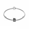 Pulsera Moments en plata de ley charm Búho