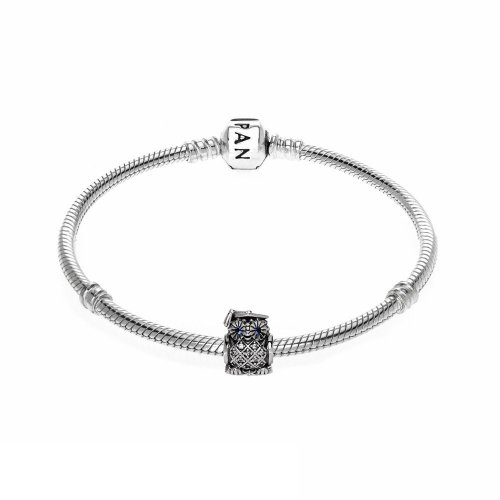Pulsera Moments en plata de ley charm Búho