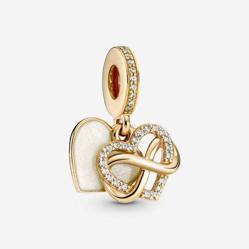 PANDORA encanto colgante con corazón infinito brillante - 759516C01