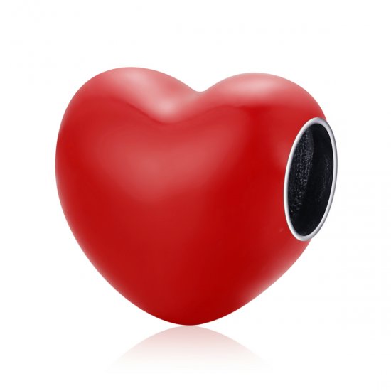 Encanto de Amor Simple Estilo Pandora - SCC1986-RD - Haga click en la imagen para cerrar