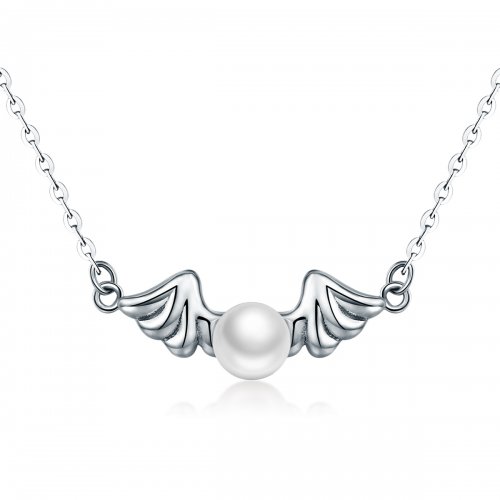 Collar de estilo Pandora con alas de ángel - VSN021