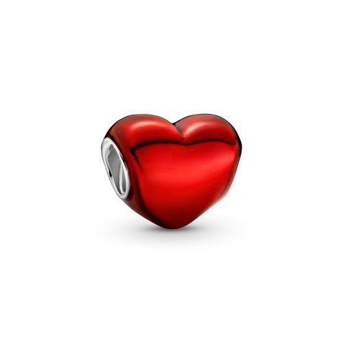 Charms de Corazón Rojo Metálico PANDORA - 799291C02