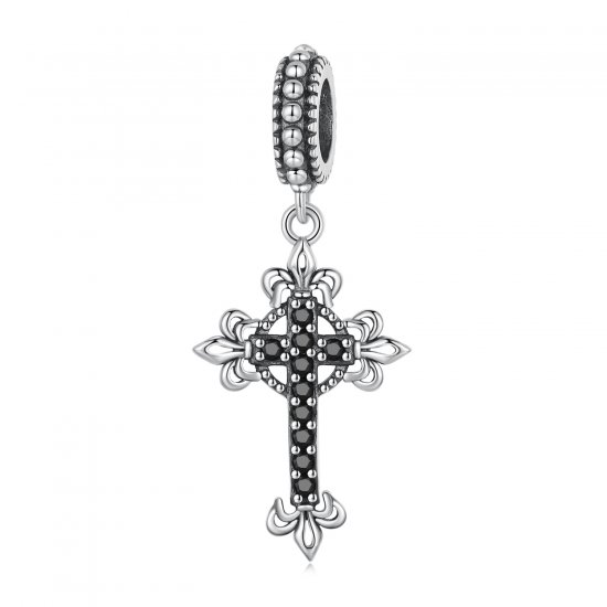 Estilo Pandora Vintage Cruz Colgante - BSC669 - Haga click en la imagen para cerrar
