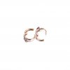Pendientes de Aro Huggie Solitario PANDORA en Azul Claro - 289304C02