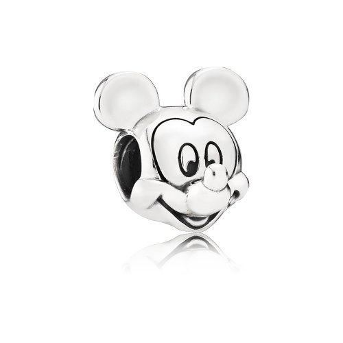 Charm en plata de ley Retrato Mickey - PANDORA