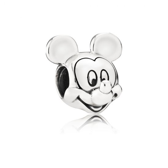 Charm en plata de ley Retrato Mickey - PANDORA - Haga click en la imagen para cerrar