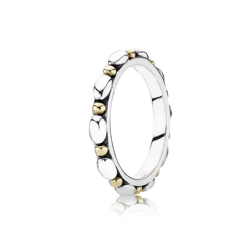 Anillo en Dos tonos Los opuestos se atraen PANDORA