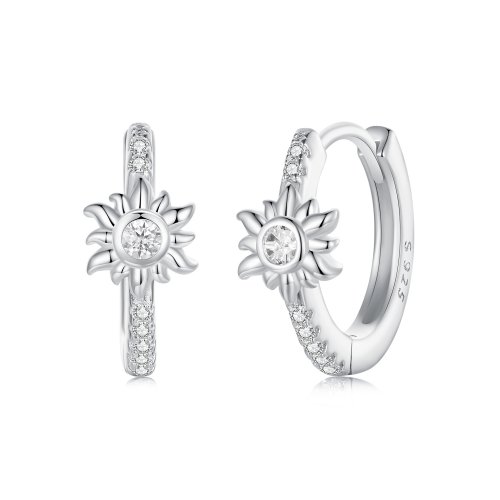 Pendientes de sol estilo PANDORA - BSE1001