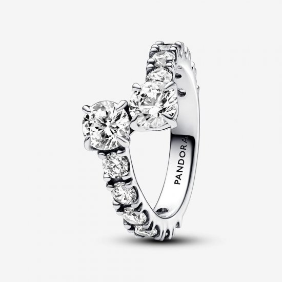 Anillo Pandora Banda Brillante Superpuesta - 193149C01 - Haga click en la imagen para cerrar