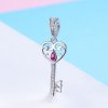 Estilo Pandora Plata El Llavero de la Felicidad Colgante - SCC791