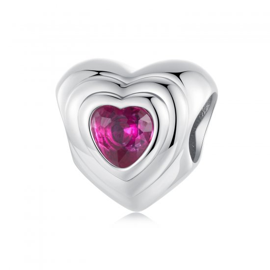 Charm clásico con forma de corazón de amor estilo PANDORA - SCC2776 - Haga click en la imagen para cerrar
