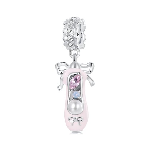 Colgante de zapatilla de ballet estilo PANDORA - SCC2761