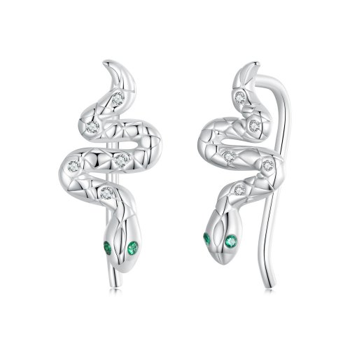 Gancho para la oreja con forma de serpiente estilo PANDORA - SCE1700
