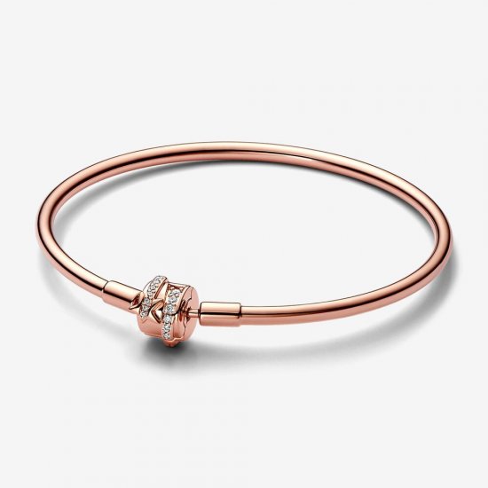 Pulsera Rígida con Cierre Brillante Estrella Fugaz de Pandora Moments - 582734C01 - Haga click en la imagen para cerrar