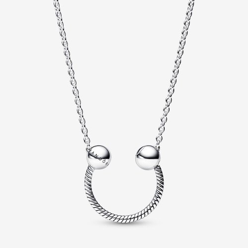 Collar colgante con dije en forma de U de la colección Pandora Moments - 392747C00-45
