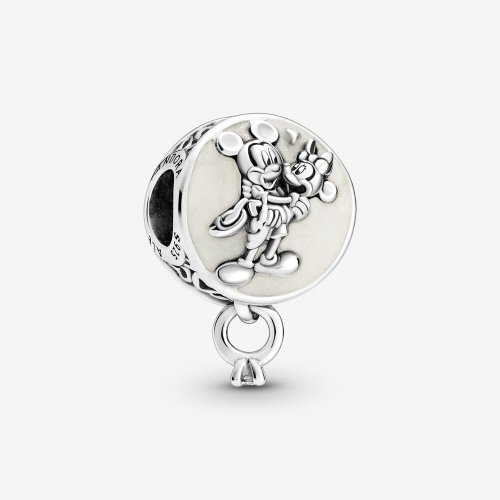 PANDORA Disney Mickey Mouse y Minnie Mouse Amor Eterno Charm - 799395C01