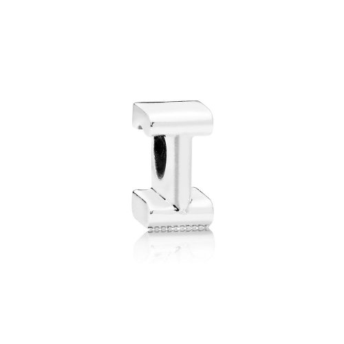 Charm en plata de ley Letra I - PANDORA