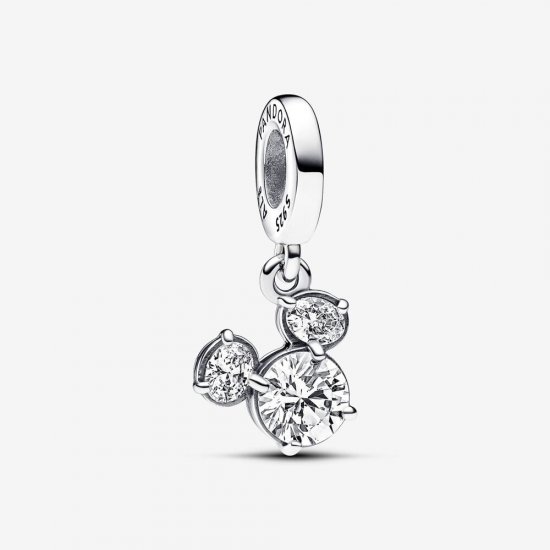 Charm Colgante Pandora Silueta Cabeza Brillante de Mickey Mouse - 793031C01 - Haga click en la imagen para cerrar