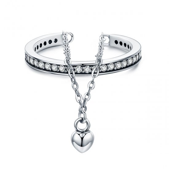 Anillo especial de plata con estilo Pandora - SCR291 - Haga click en la imagen para cerrar
