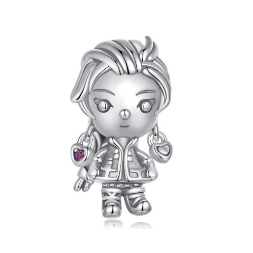 Charm de chica punk estilo PANDORA - SCC2793