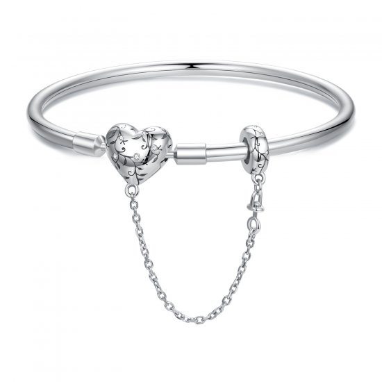 Pulsera de corazón vintage estilo PANDORA - SCB287 - Haga click en la imagen para cerrar