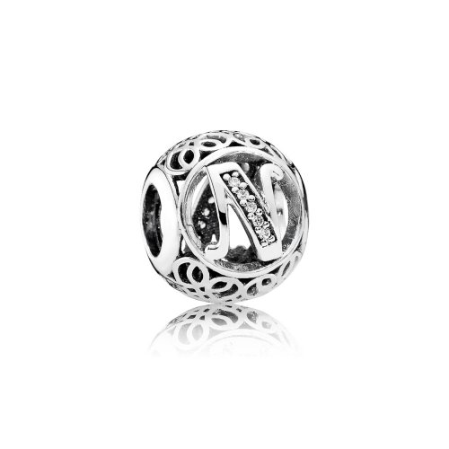 Charm Vintage N - PANDORA