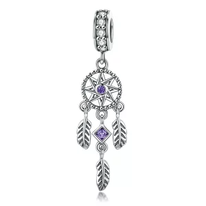 (imagen para) Colgante Atrapasueños Plata Estilo Pandora - SCC841