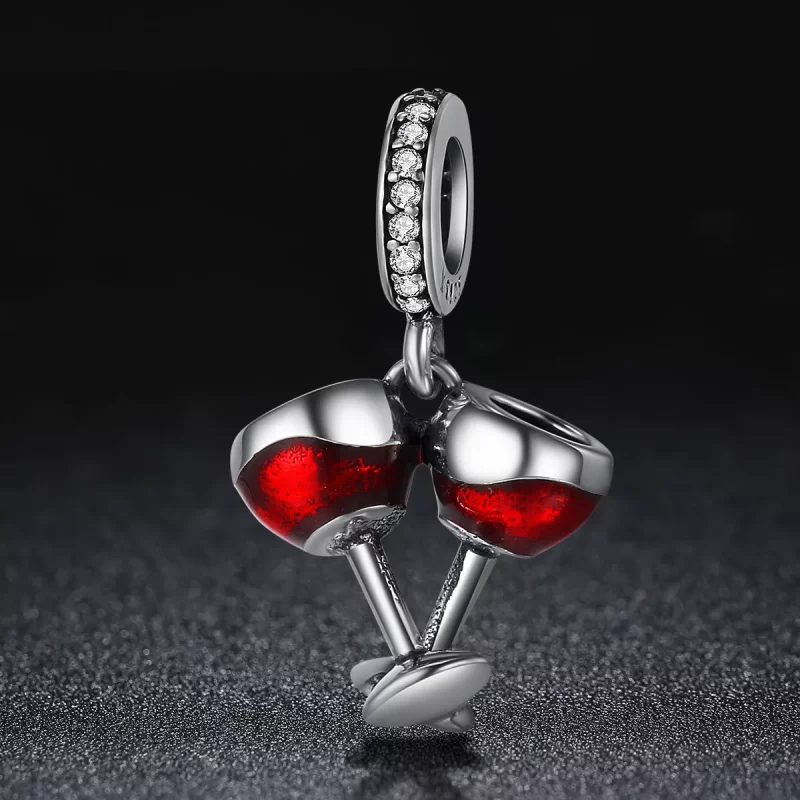 (imagen para) Colgante Cheers de plata estilo Pandora - SCC478 - Ver 2