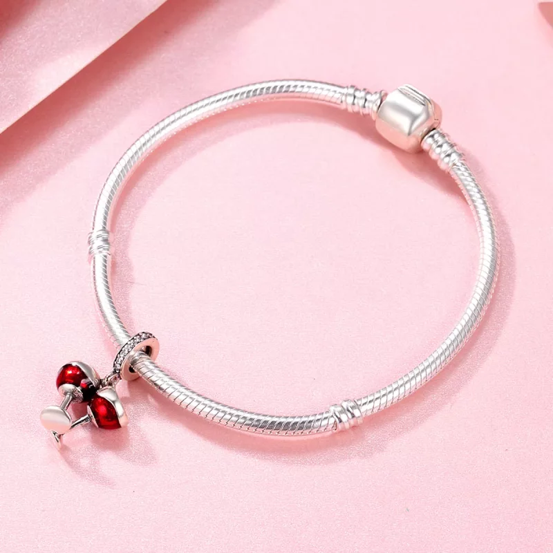 (imagen para) Colgante Cheers de plata estilo Pandora - SCC478 - Ver 4
