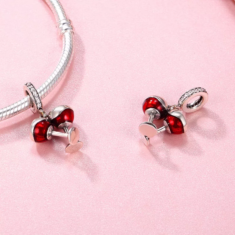(imagen para) Colgante Cheers de plata estilo Pandora - SCC478 - Ver 5