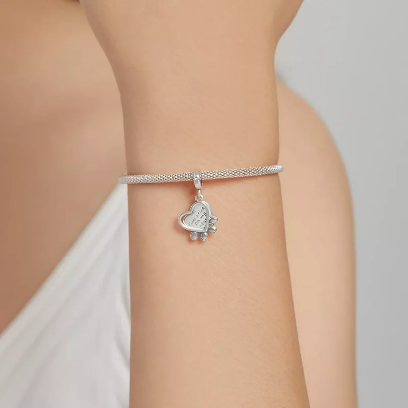 (imagen para) Colgante con garras de amor estilo Pandora - BSC511 - Ver 5