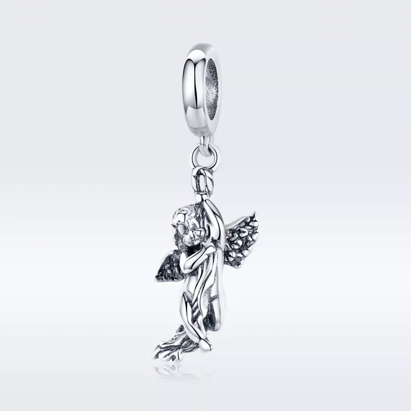 (imagen para) Colgante Cupido Plata Estilo Pandora - SCC1405 - Ver 5
