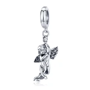 (imagen para) Colgante Cupido Plata Estilo Pandora - SCC1405