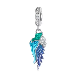 (imagen para) Colgante de ala estilo Pandora - BSC701