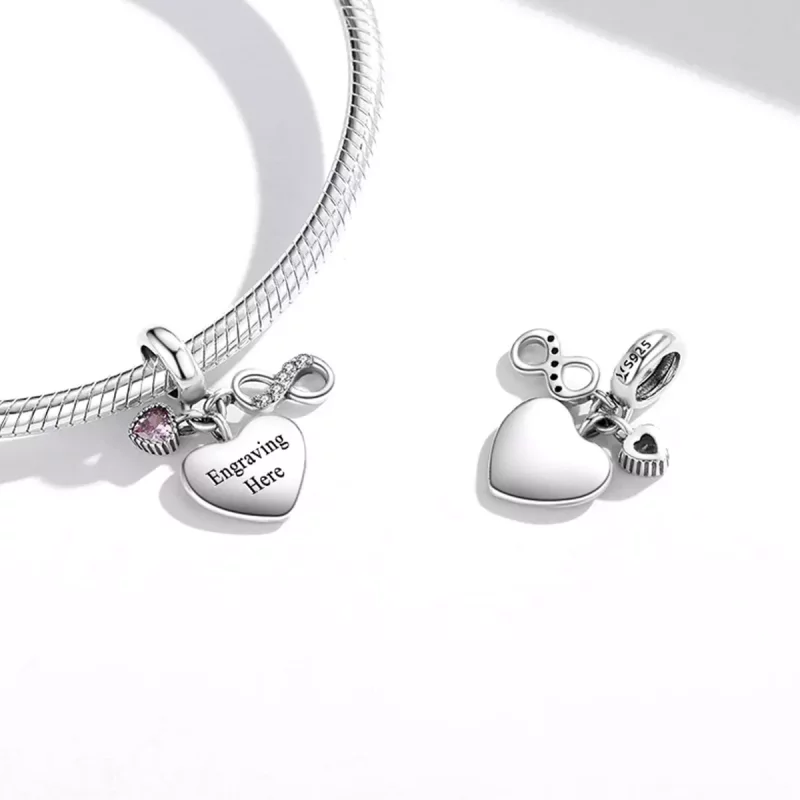 (imagen para) Colgante de amor sin fin estilo Pandora - SCC1922 - Ver 4