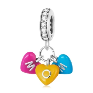 (imagen para) Colgante de bolos de amor estilo Pandora - SCC2200