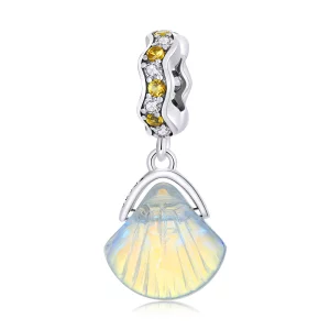 Colgante de concha de vidrio estilo Pandora - SCC2211 (imagen para) Colgante de concha de vidrio estilo Pandora - SCC2211