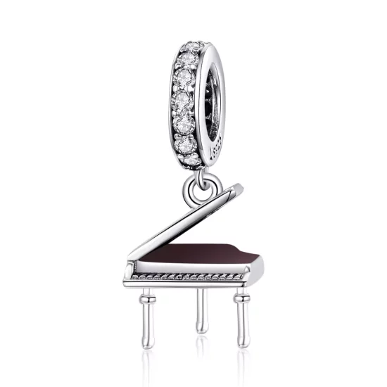 (imagen para) Colgante de estilo Pandora con piano de cola - SCC1733