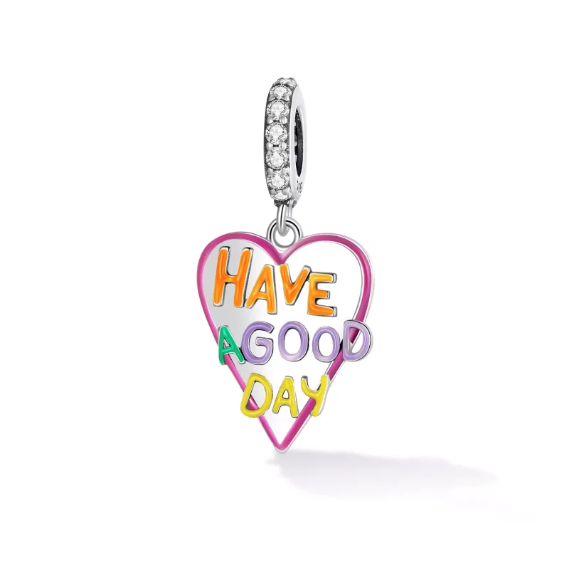 (imagen para) Colgante de letras de amor estilo Pandora - SCC2234 - Ver 2