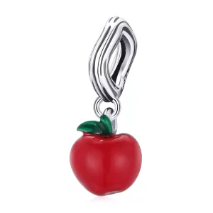 (imagen para) Colgante de Manzana Roja al Estilo Pandora - SCC1913
