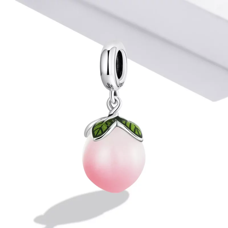 (imagen para) Colgante de melocotones estilo Pandora - SCC2177 - Ver 2
